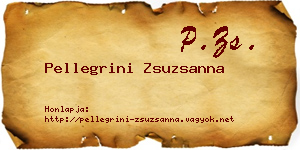 Pellegrini Zsuzsanna névjegykártya