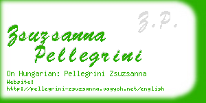 zsuzsanna pellegrini business card